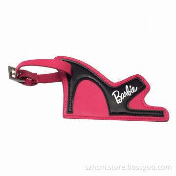 Fashion PU Creative Shoes-shaped Promotional Luggage Tag, Nice Design